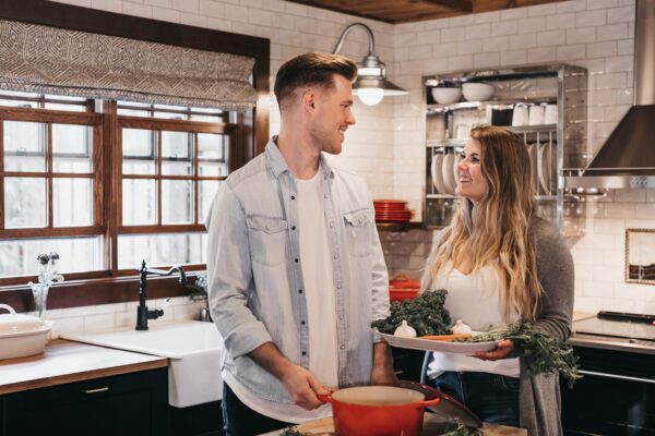 Couple in the kitchen AIP credit score